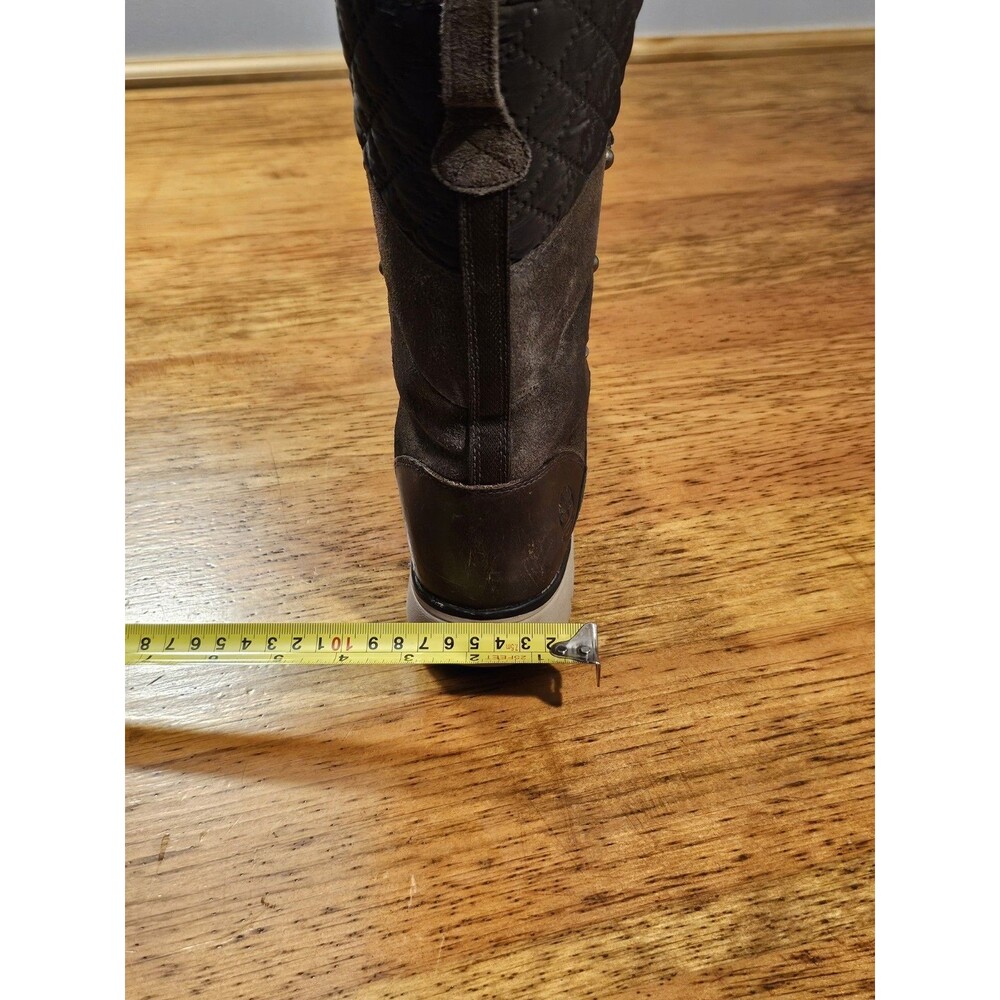 Timberland Boots Wood Haven Womens Size 8.5 Brown Leather Waterproof Lace Up - Picture 9 of 14
